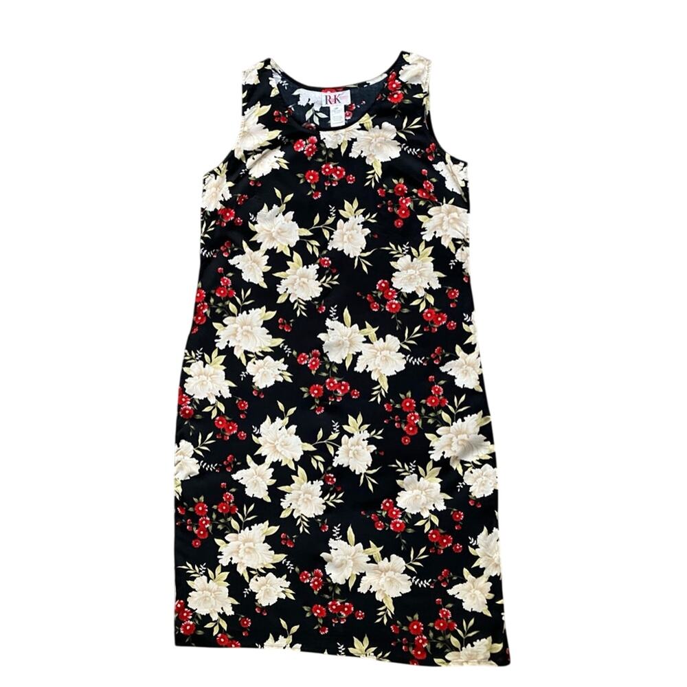 Vintage Tropical Pullover Dress 12P by RK Originals